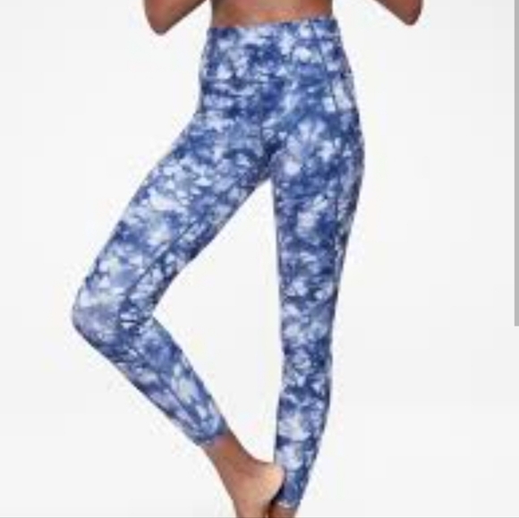Athleta Pants - Athleta Tie Dye Salutation Leggings